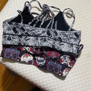 Two cvg bras. Both size lg no pads
